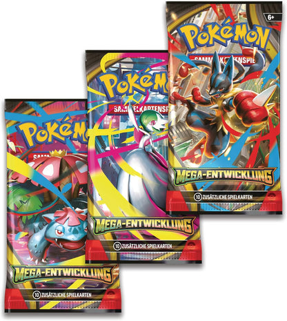 Mega-Entwicklung 3-Pack-Blister Enton & Entoron – Pokémon Mega-Entwicklung TCG (Deutsch)