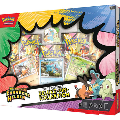 Kolekcja przypinek Deluxe w edycji Zestawu Trenera – Pokémon Mega-ewolucja TCG (German)