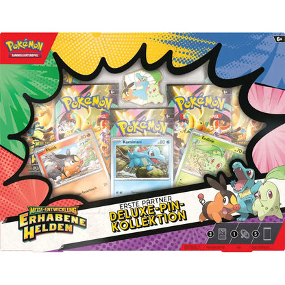 Kolekcja przypinek Deluxe w edycji Zestawu Trenera – Pokémon Mega-ewolucja TCG (German)
