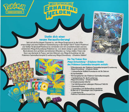 Wzniesieni Bohaterowie Zestaw Trenera – Kolekcjonerska Gra Karciana Pokémon Megaewolucja (German)