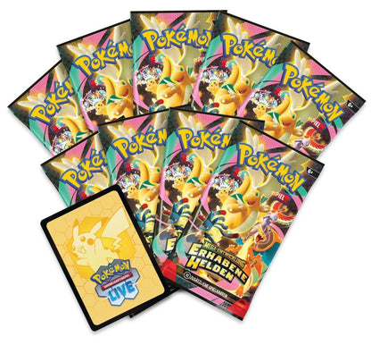 Wzniesieni Bohaterowie Zestaw Trenera – Kolekcjonerska Gra Karciana Pokémon Megaewolucja (German)
