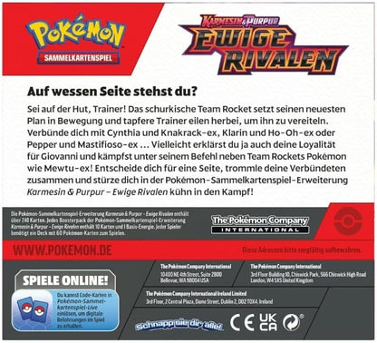 Ewige Rywale Display Booster 36 sztuk – Pokémon Scarlet & Violet TCG (German)