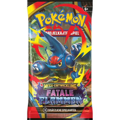 Fatale Flammen Boosterpack – Pokémon Mega-Entwicklung TCG (DE)