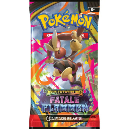 Fatale Flammen Boosterpack – Pokémon Mega-Entwicklung TCG (DE)