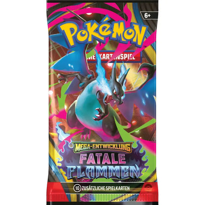 Fatale Flammen Boosterpack – Pokémon Mega-Entwicklung TCG (DE)