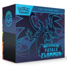 Fatale Flammen Top-Trainer-Box – Pokémon Mega-Entwicklung TCG