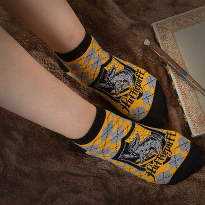 Harry Potter Hufflepuff Knöchelsocken 3er-Set 💛✨