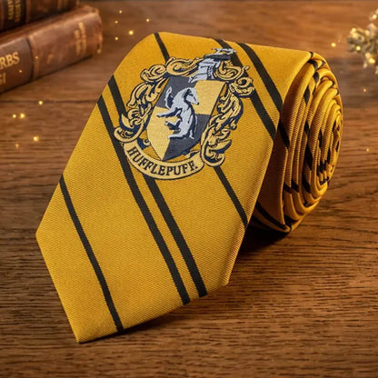 Edle Hufflepuff Krawatte für wahre Hogwarts-Fans 🧙‍♂️💛