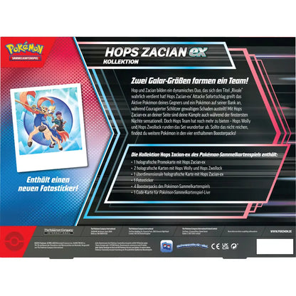 Hopps Zacian-ex Kollektion – Pokémon Karmesin & Purpur TCG (Deutsch)