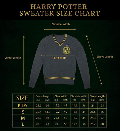 Hufflepuff Strickpullover – Magischer Komfort mit Hausstolz