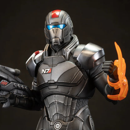 Mass Effect Commander Shepard PVC Statue 23cm - with N7 Helmet
