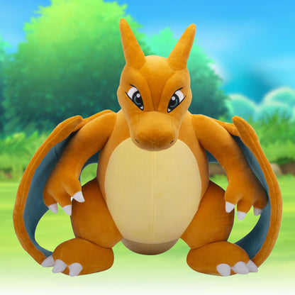 Glurak Plüschtier XL aus Pokémon – Der Feuerdrache zum Knuddeln (60cm)