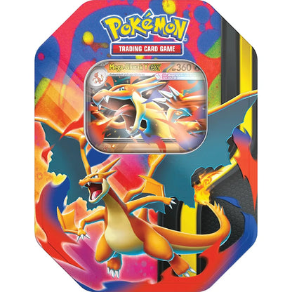 Puszka Mega Charizard Y-ex – Zestaw Pokémon Mega Ewolucja TCG (German)