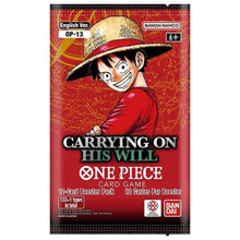 One Piece OP13 Carrying on His Will Booster (Englisch) – One Piece Card Game