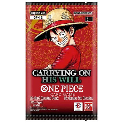 One Piece OP13 Carrying on His Will Booster (Englisch) – One Piece Card Game