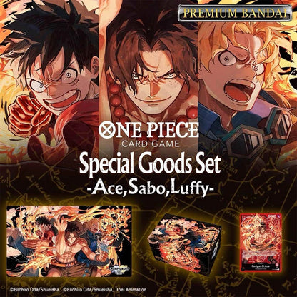 One Piece Special Goods Set Ace, Sabo & Luffy (Englisch) – One Piece Card Game
