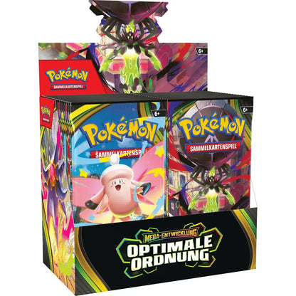 Optymalne porządkowanie boosterów — Pokémon Mega-ewolucja TCG, zestaw (German)