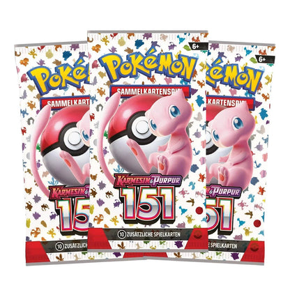 151 Poster-Kollektion – Pokémon Karmesin & Purpur TCG (Deutsch)