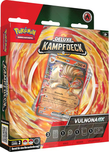 Vulnona-ex Deluxe-Kampfdeck – Pokémon Karmesin & Purpur TCG (Deutsch)