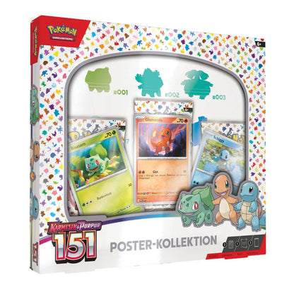 151 Poster-Kollektion – Pokémon Karmesin & Purpur TCG (Deutsch)