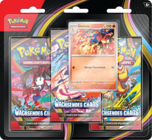 Wachsendes Chaos 3-Pack-Blister Glutexo – Pokémon Mega-Entwicklung TCG (DE)