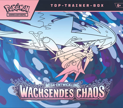 Rosnący Chaos Pudełko Trenera Elite – Pokémon TCG Megaewolucja (DE)