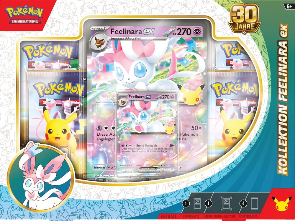 Feelinara ex Zestaw Rocznicowy - Pokémon TCG 30 lat (Niemiecki)