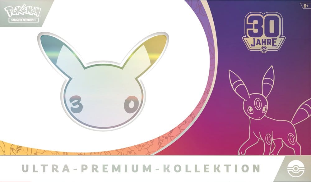 Pokémon TCG 30 Years Ultra-Premium Collection – Night with Pikachu ex & Umbreon ex (German)