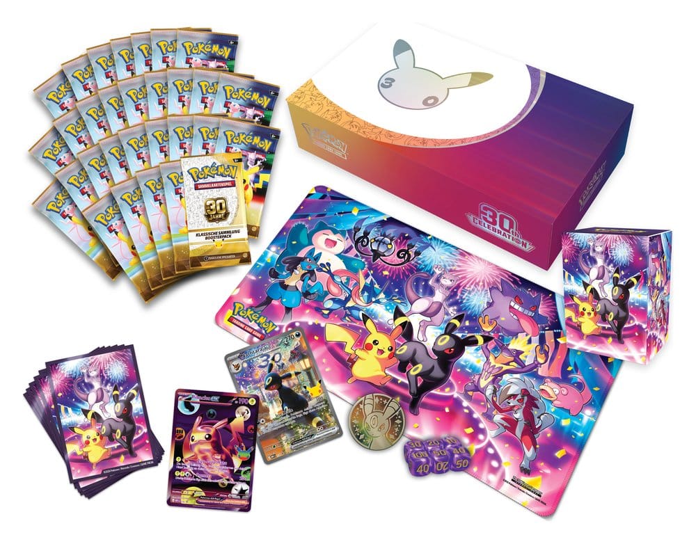 Pokémon TCG 30 Years Ultra-Premium Collection – Night with Pikachu ex & Umbreon ex (German)