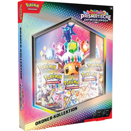 Prismatische Entwicklungen Ordner-Kollektion – Pokémon Karmesin & Purpur TCG
