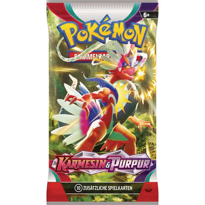 Karmesin & Purpur Base Set Boosterpack – Pokémon Karmesin & Purpur TCG (DE)