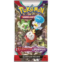 Karmesin & Purpur Base Set Boosterpack – Pokémon Karmesin & Purpur TCG (DE)