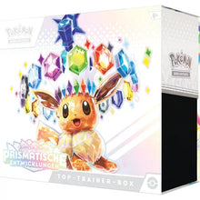 Prismatische Entwicklungen Top-Trainer-Box – Pokémon Karmesin & Purpur TCG