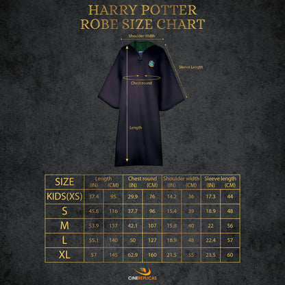Slytherin Wizard Robe (Deluxe) from Harry Potter – Witches and Wizards with Ambition