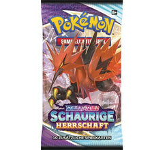 Schaurige Herrschaft Boosterpack – Pokémon Schwert & Schild TCG (Deutsch)