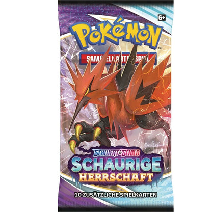 Schaurige Herrschaft Boosterpack – Pokémon Schwert & Schild TCG (Deutsch)