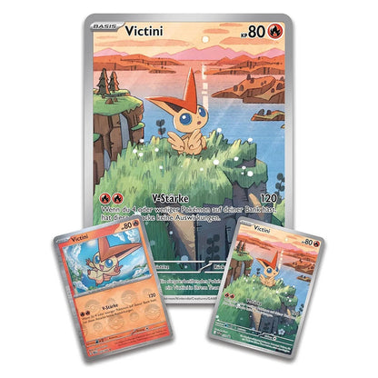 Victini Illustrations-Kollektion – Pokémon Karmesin & Purpur TCG (Deutsch)