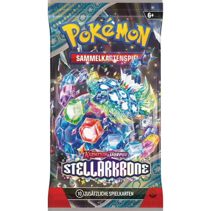 Stellarkrone Boosterpack – Pokémon Karmesin & Purpur TCG (Deutsch)