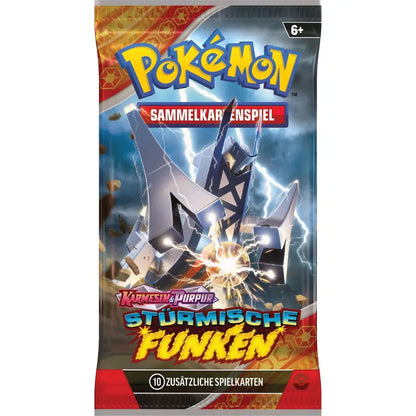 Stürmische Funken Boosterpack – Pokémon Karmesin & Purpur TCG (DE)