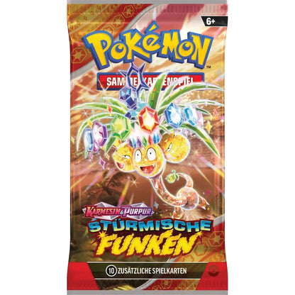 Stürmische Funken Boosterpack – Pokémon Karmesin & Purpur TCG (DE)