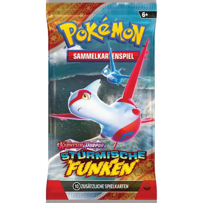 Stürmische Funken Boosterpack – Pokémon Karmesin & Purpur TCG (DE)