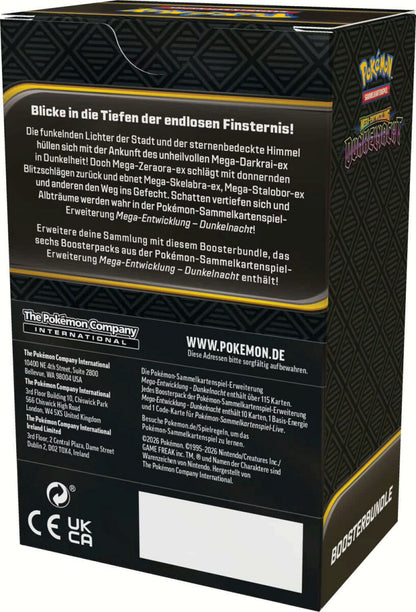 Pokémon TCG Mega-Entwicklung: Dunkelnacht Booster Bundle (DE)