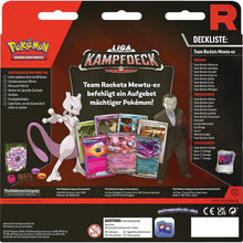 Team Rockets Mewtu-ex Liga-Kampfdeck – Pokémon Karmesin & Purpur TCG (Deutsch)