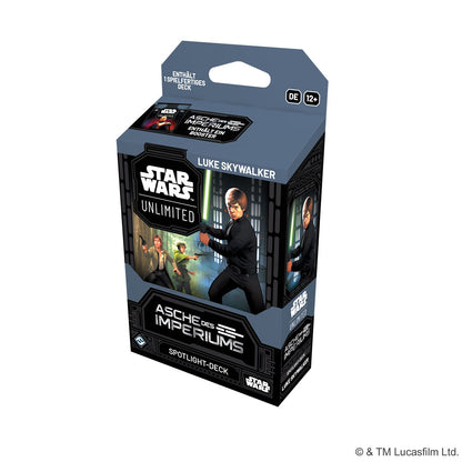 Star Wars: Unlimited – Asche des Imperiums Spotlight-Deck - Luke und Palpatine (DE)