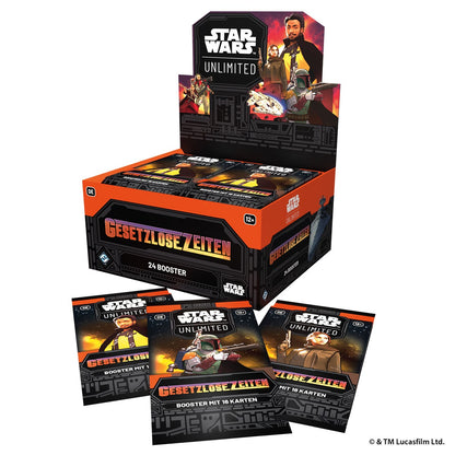 Star Wars: Unlimited – Gesetzlose Zeiten Booster-Display (DE)