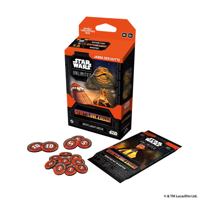 Star Wars: Unlimited – Gesetzlose Zeiten Spotlight-Deck - Jabba und Leia (DE)