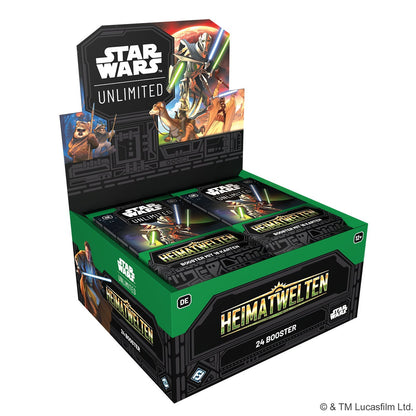 Booster-Display Star Wars: Unlimited – Heimatwelten (Deutsch)