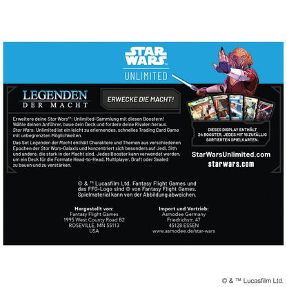 Booster-Display Legenden der Macht – Star Wars: Unlimited (Deutsch)
