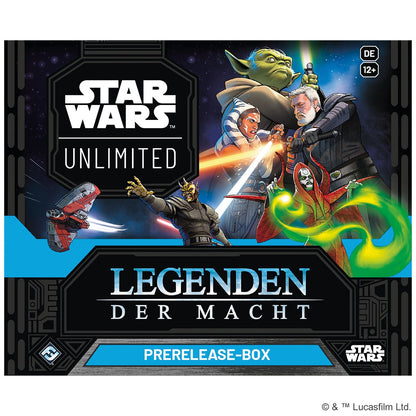 Prerelease-Box Legenden der Macht – Star Wars: Unlimited (Deutsch)