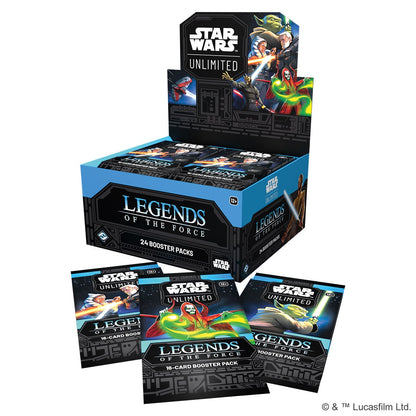Booster-Display Legends of the Force – Star Wars: Unlimited (Englisch)
